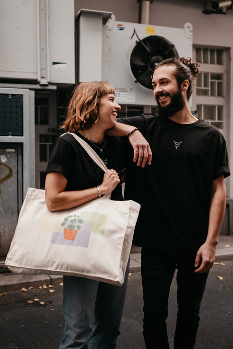 shopping bag - happy plant