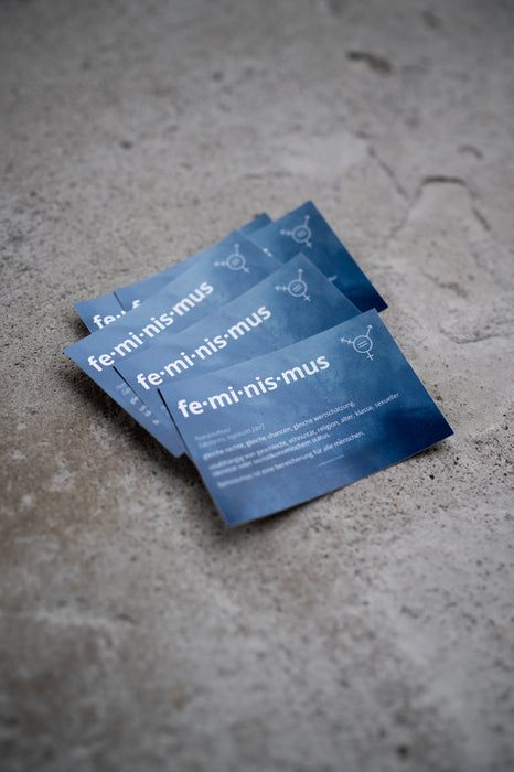 sticker - 5x feminism