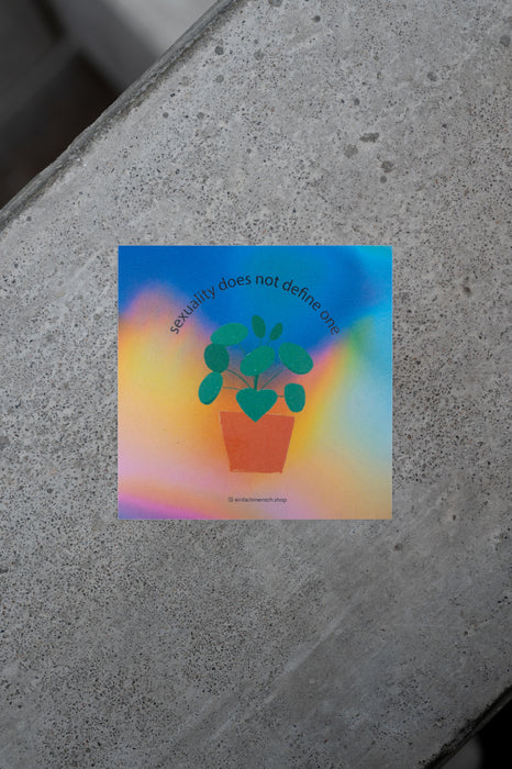sticker - 5x queerness