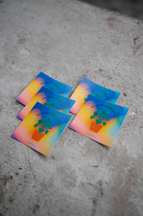 sticker - 5x queerness